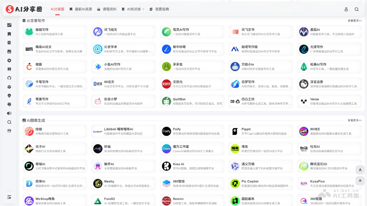 AI分享圈 截图