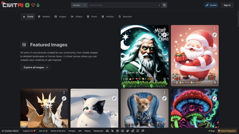 Civitai 截图
